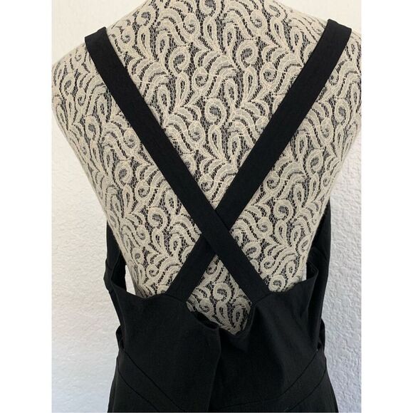 ASOS Design Cutout Halter Midi Dress Black Size 14 - Picture 8 of 12